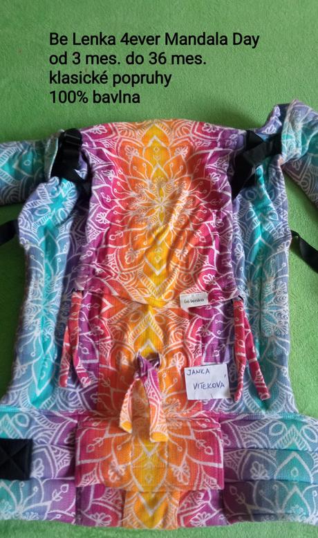 Ergonomický nosič be lenka 4ever mandala day, be lenka