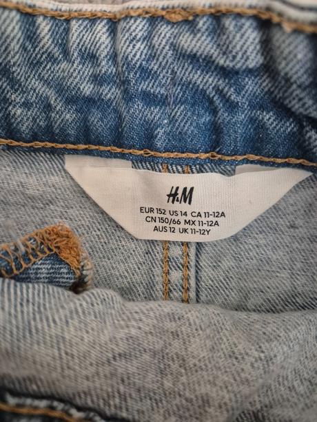 Riflova sukňa h&m, h&m,152