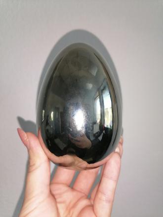 Strieborné porcelánové vajce, 