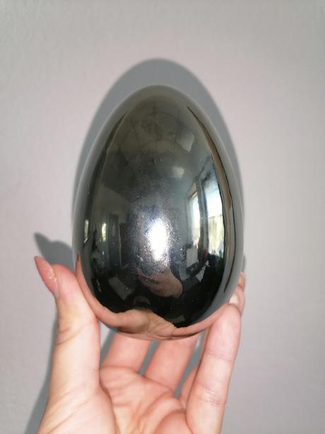 Strieborné porcelánové vajce, 