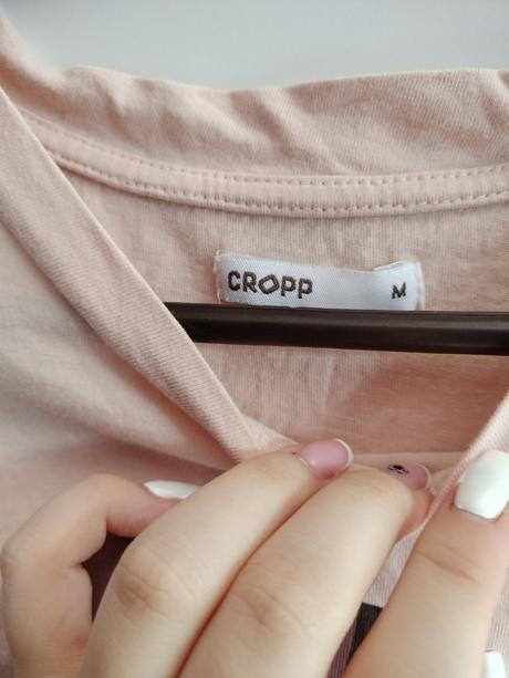 Cropp čokoláda tričko, m