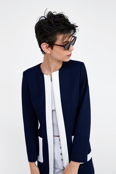 Zara kabat v sakovom style vel.s/m, zara,m / s