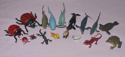 Zvieratká mix 17 kusov, 