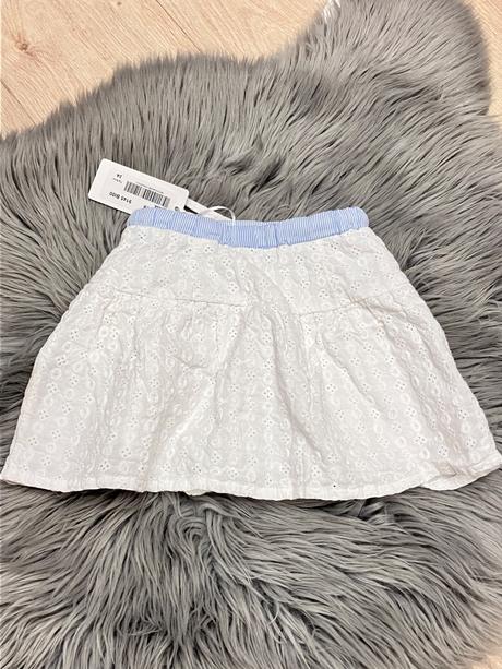 Dievčenská letná sukňa biela overkids (92), 92