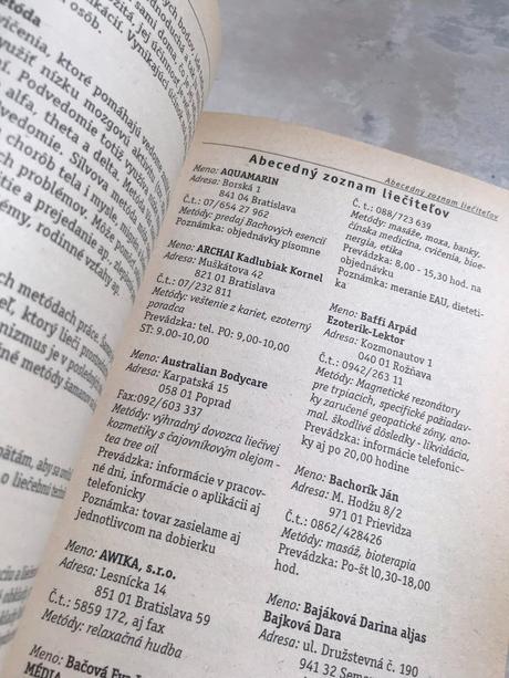 Adresár liečiteľov sr,