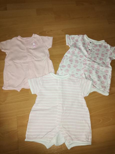 Body s krátkym rukávom na 0-3mes., tesco,62