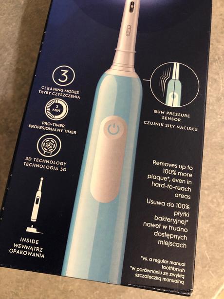 Elektrická zubná kafka oral b, 