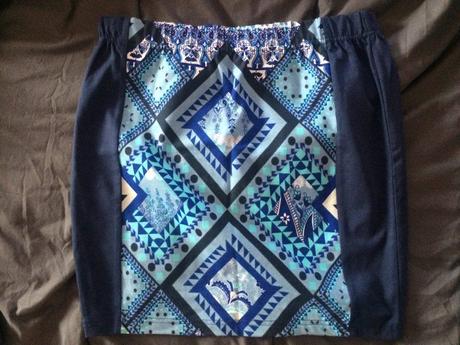 Letna vzorovaná sukňa, s