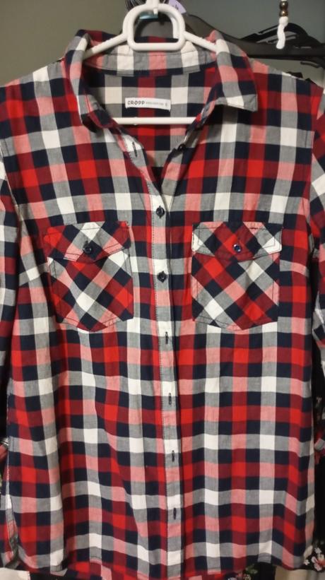 Kockovaná košela cropp, s