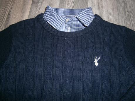 Sveter s falošnou košeľou, bluezoo,122