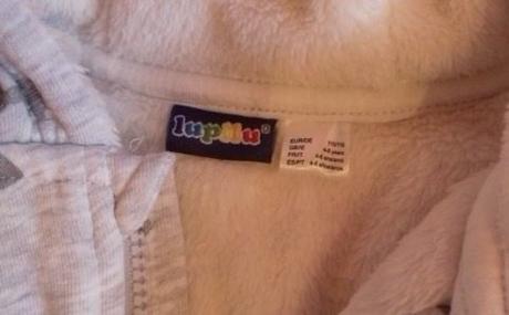 Mikinka podšitá celá kožušinkou, lupilu,110