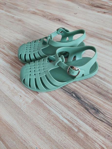 Tyrkysovo-zelené letné sandále, 27