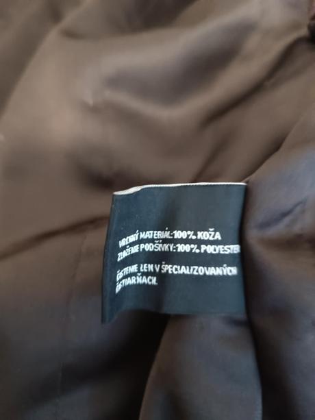 Kožená bunda k cero, l