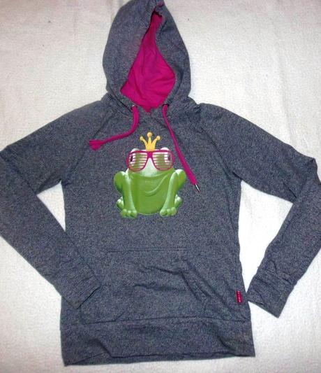 Mikina so žabou - 140/146, 140