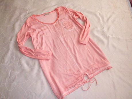 Lososové blúzko-tričko, l