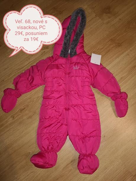 Nový zimný overal, c&a,68