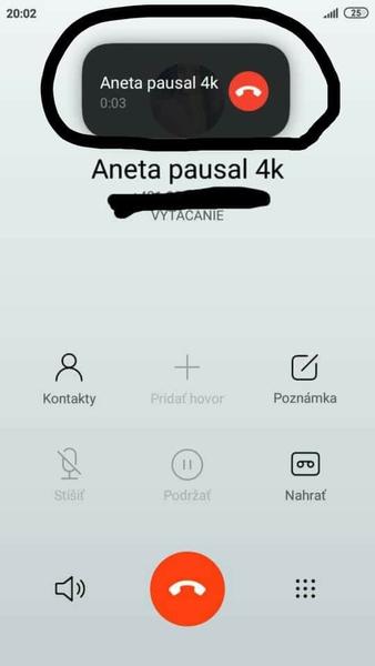 Problémy s vytáčaním hovorov na telefóne