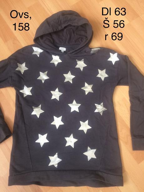Mikina s hviezdami 158 ovs, ovs,158
