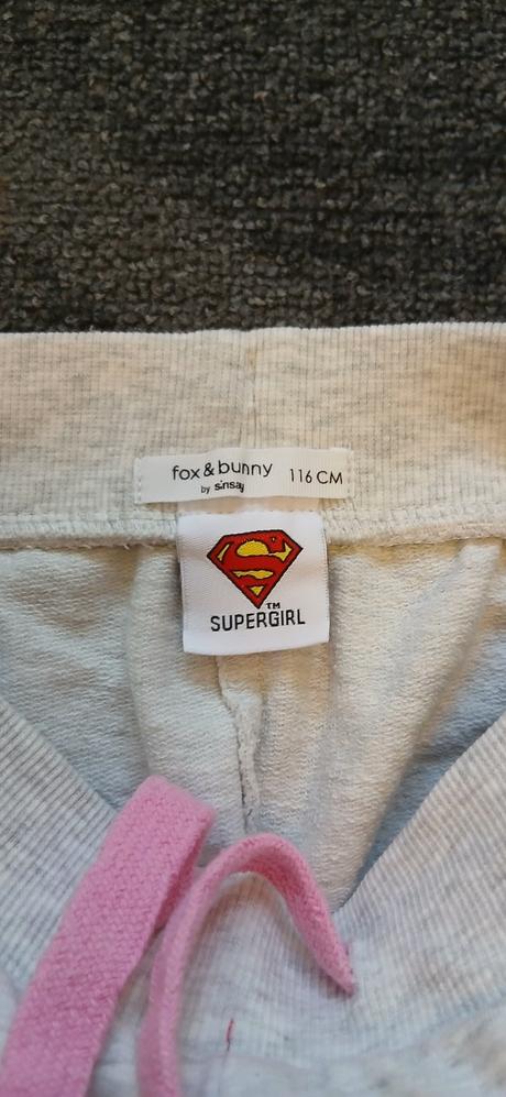 Sivo ružové tepláky supergirl, fox & bunny,116