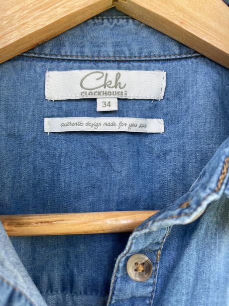 2x košeľa, clockhouse,34