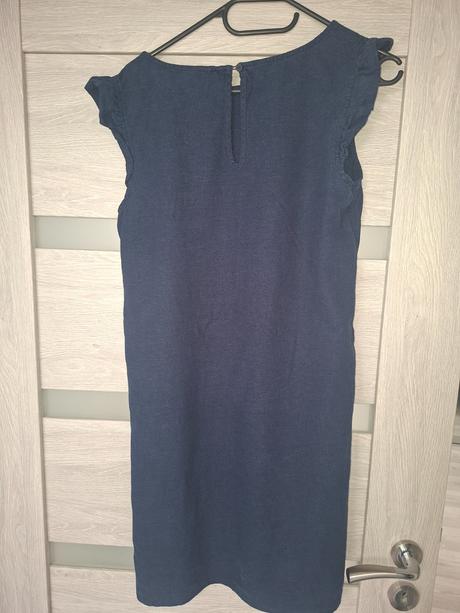 Tmavomodre lanove saty, esmara,40