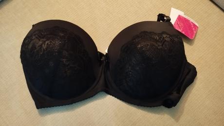 Vystužená podprsenka čierna, 80e