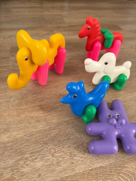 Montessori skladačka zvieratká,