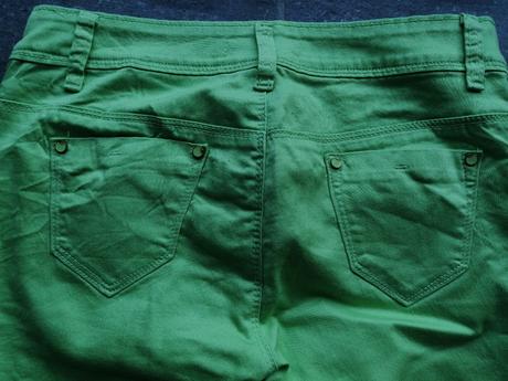 Kraťase limetková v36 elastické, tenké, 36