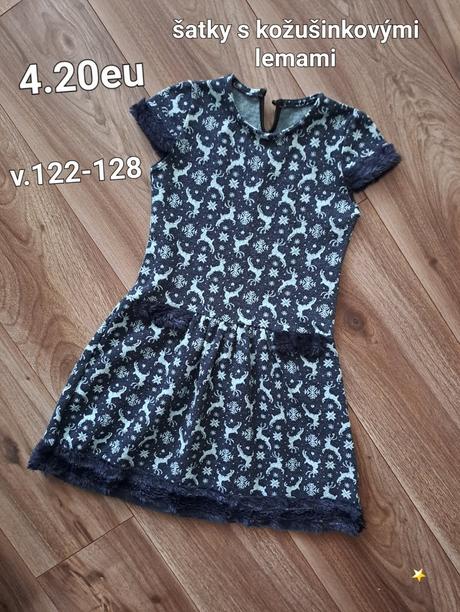 Šatky s kožušinkovým lemovaním, 122