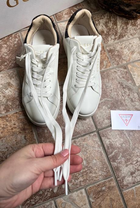 Nové kožené guess tenisky s balením, guess,36