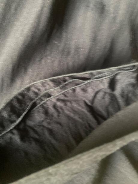 Látkové čierne maxi šaty, l