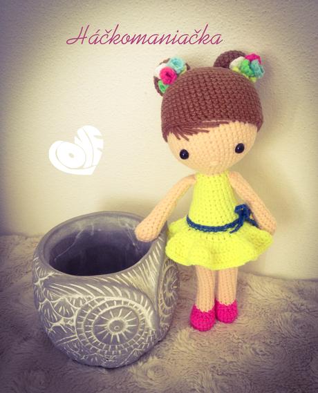 Háčkovaná bábika timka,