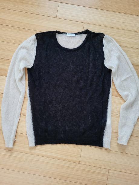 Svetrík cache cache s bledým dielom na chrbatiku, l