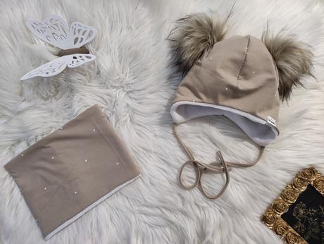 Zimný set čiapka+ nákrčník, 50 - 158