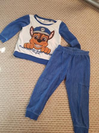 H&m hrubšie pyžamo 98/104, h&m,98