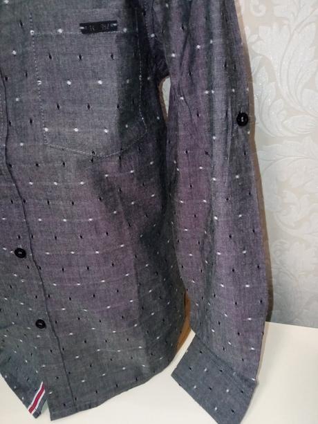 Chlapčenská sivá vzorovaná košeľa overkids (122), 122