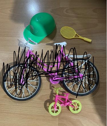 Bicykle  pre bábiky a ine, 