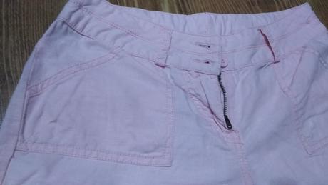 Ružové krátke nohavice,málo nosené, next,146