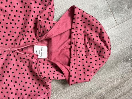 Zateplena ruzova mikina, 134