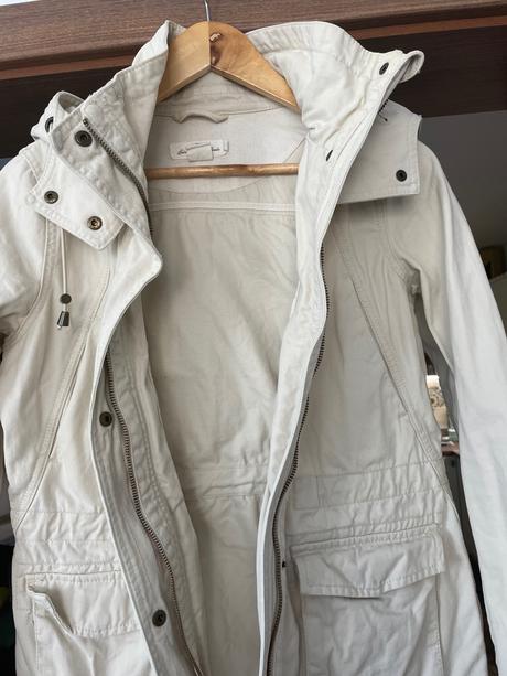 Krémová bundicka, h&m,xs