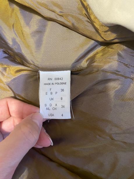 Klasický bavlnený béžový dlhý trenčkot, m