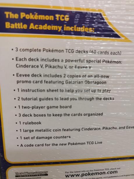 Pokemon battle academy board game + cards nsp24, 