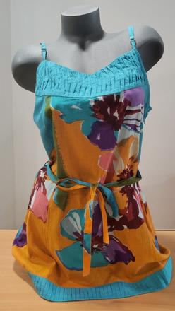 Bavlnená kvetinová tunika veľ. 42/44, xl