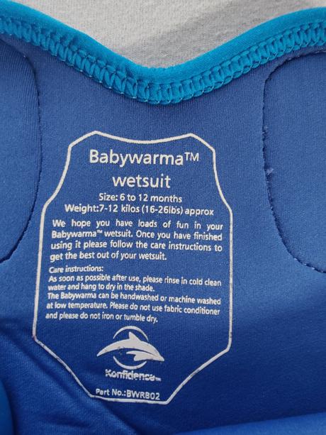 Konfidence babywarma neoprénový oblek, 