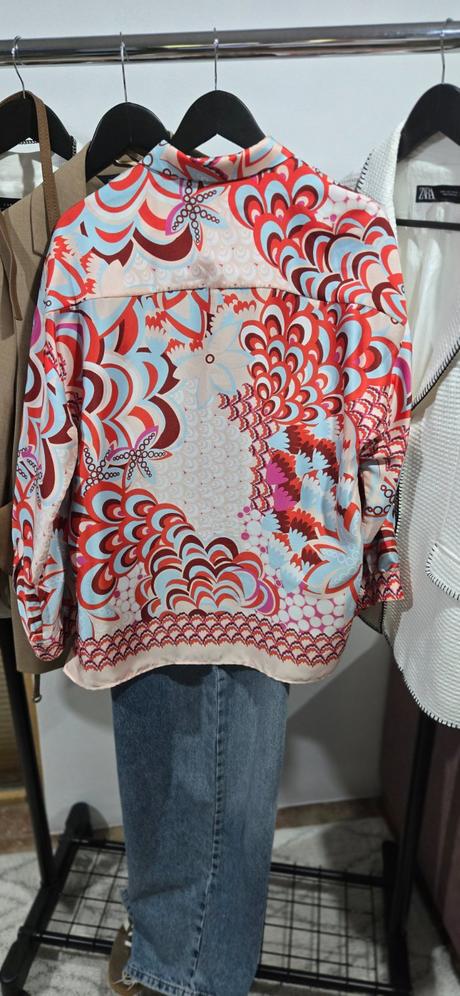 Saténová košeľa zara, zara,m