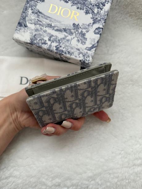 Dior saddle bloom card holder, dior