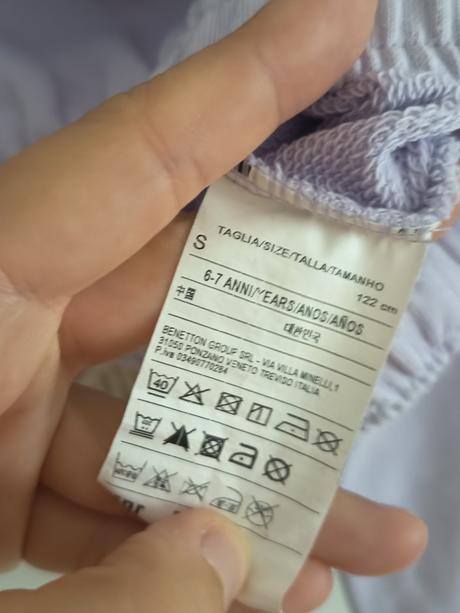 Lilavá mikina benetton, benetton,122