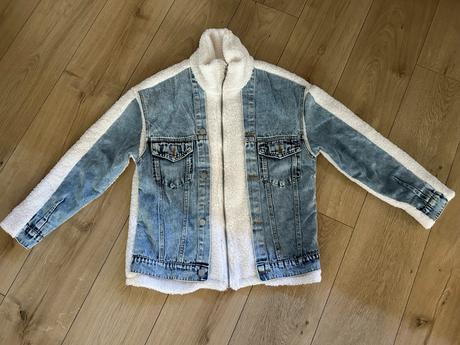 Dámska tepla rifľová bunda, m