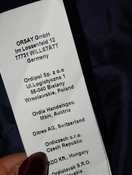 Kvalitný vzorovaný blejzer/sako, orsay,36