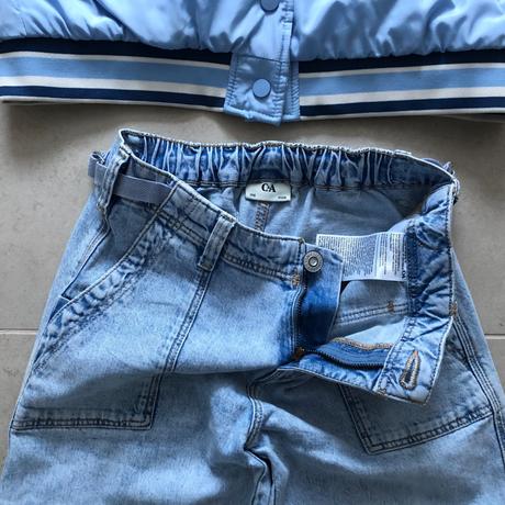 Baggy jeans - široké rifle vel. 146, c&a,146